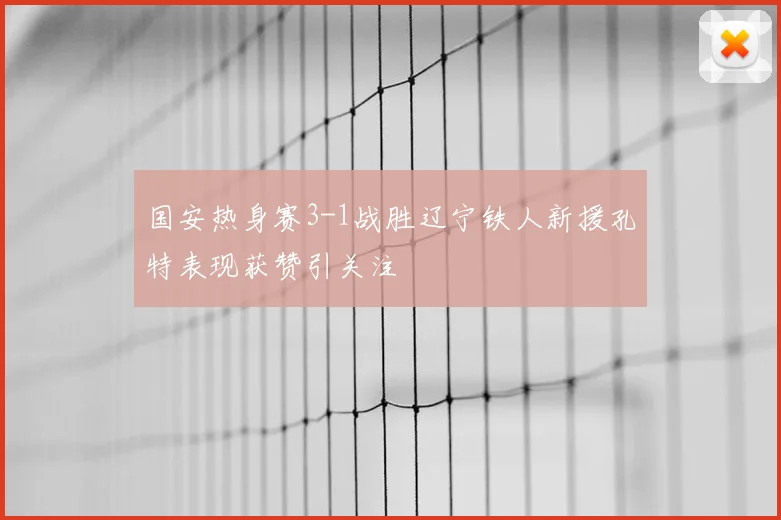 国安热身赛3-1战胜辽宁铁人新援孔特表现获赞引关注