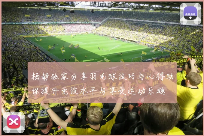 杨静独家分享羽毛球技巧与心得助你提升竞技水平与享受运动乐趣